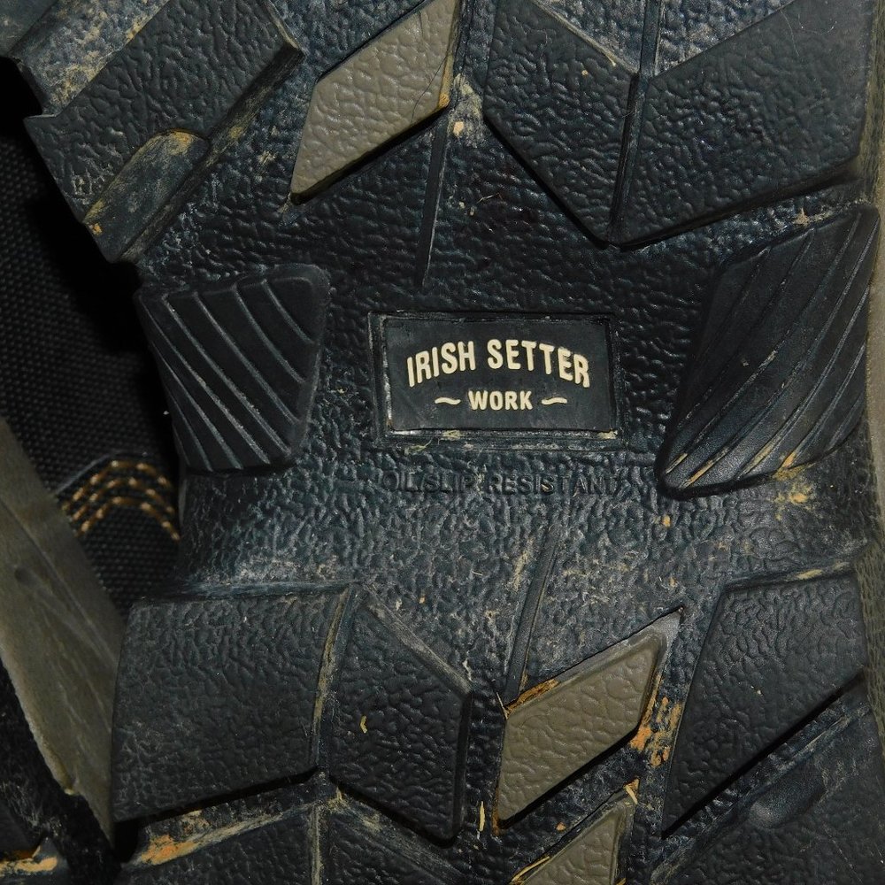 Red Wing Irish Setter Work Boot Lace Up ASTM F2892-11 EH Brown Size 9 - Picture 8 of 9